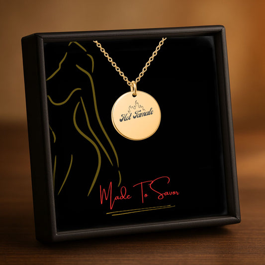 Hot Tamale – Radiant Coin Engraved Necklace