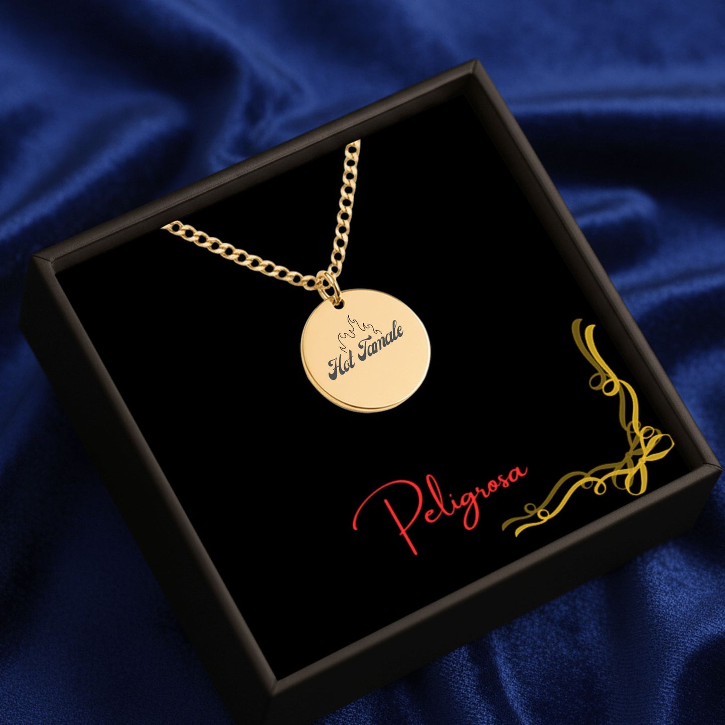 Hot Tamale – Radiant Coin Engraved Necklace